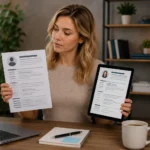 Currículo digital vs currículo impresso: quando usar cada um