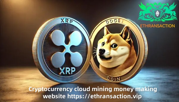 Earn $1949 a day! ETHRANSACTION launches XRP to open Dogecoin mining complete graphic tutorial
