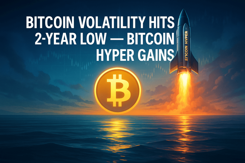 Bitcoin Volatility Hits 2-Year Low: Here’s Why Bitcoin Hyper Could Be the Big Winner