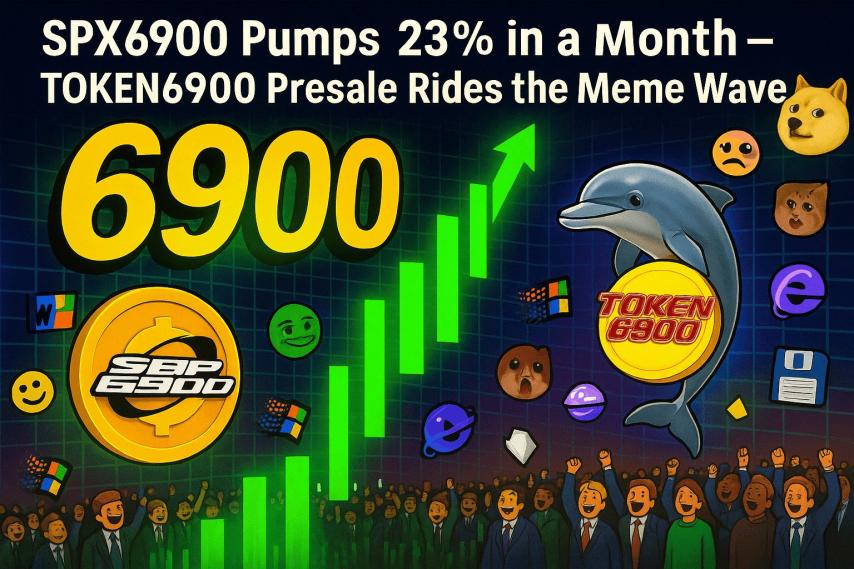 SPX6900 Pumps 23% in a Month as TOKEN6900 Presale Rides the Hype