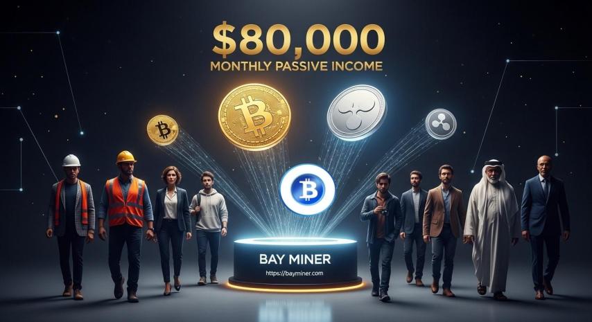 XRP Investors Flock to BAY Miner App, Earning Up to $80,000 in Passive Income Monthly