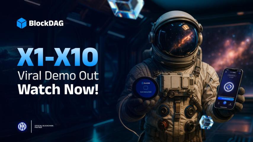 WLD Tests Support, DOGE Sees Golden Cross, but BlockDAG’s $374M Presale and X10 Miner Demo Steal the Show