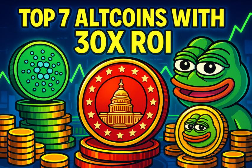 MAGACOIN FINANCE, Cardano & PEPE Highlighted as Top 7 Altcoins With 30x ROI Outlook