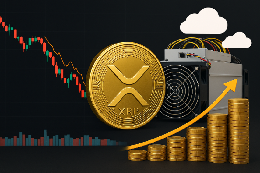 XRP retreats under pressure, while DOT Miners generates $9,700 in daily income for investors.