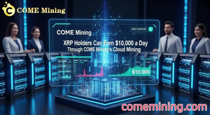 XRP Holders Can Earn $10,000 a Day Through COME Mining's Cloud Mining