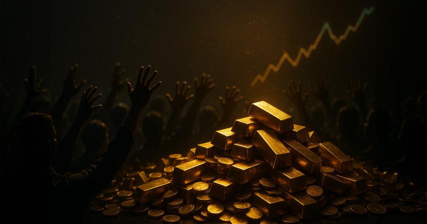 At over $3,600 an ounce, everyone’s buying gold
