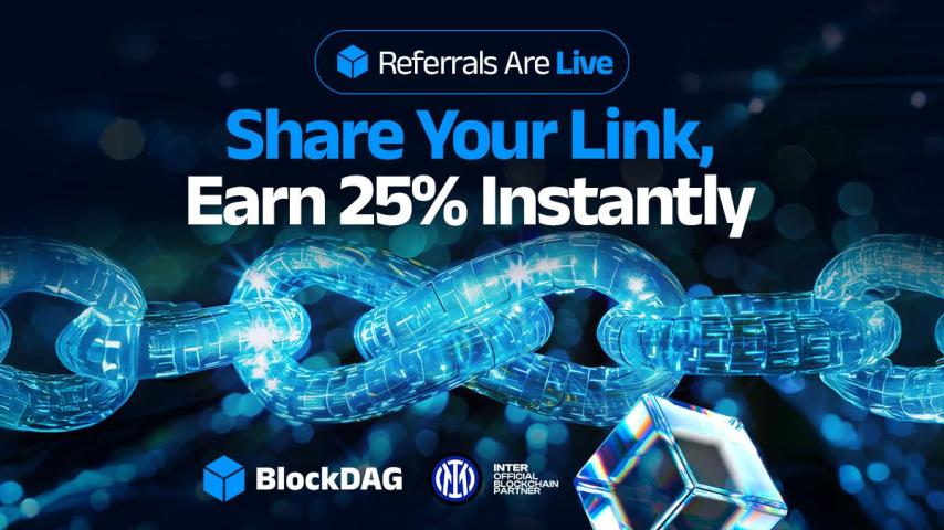 BlockDAG Redefines Network Growth With $410M+ Raised & 25% Referral Payouts While SOL & XRP Trail Behind