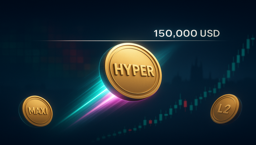 Bitcoin Hyper (HYPER) by mohl dosáhnout 150 000 USD (~3,45 milionu Kč) – Pozoruhodné kryptoměny před velkým růstem