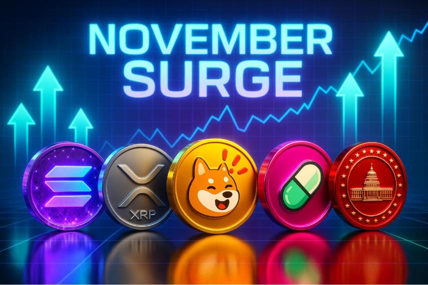 Top 5 Altcoins Set to Surge in November as Bull Market Pace Picks Up