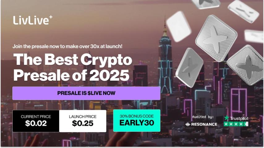 Best Crypto Presale Projects 2025: LivLive Hits $2M, BlockDAG Keeps Investors Waiting And Bitcoin Hyper Stalls