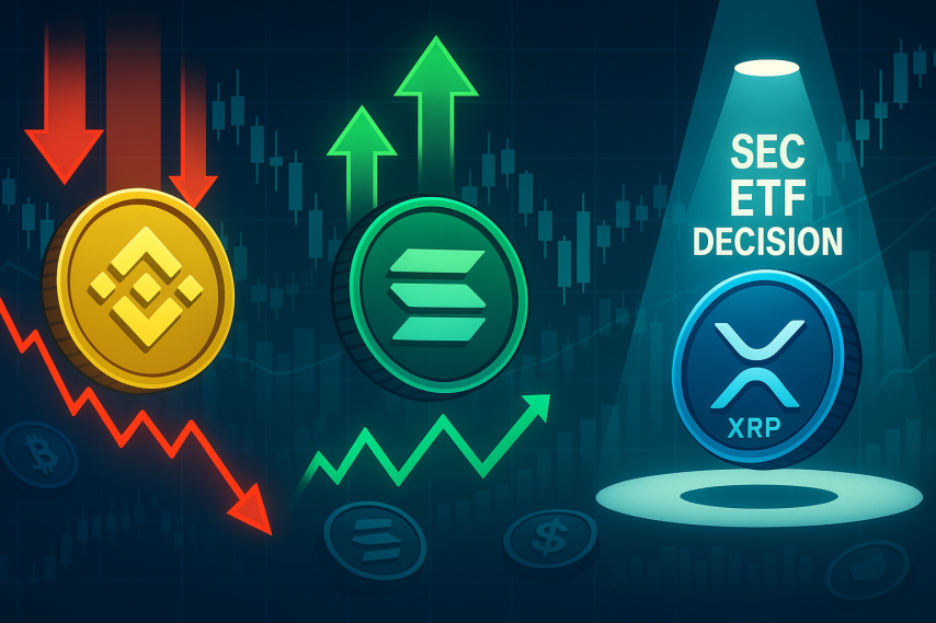 Crypto wrap: BNB dips 10% as SOL tests $200; XRP ETFs updates - CoinJournal