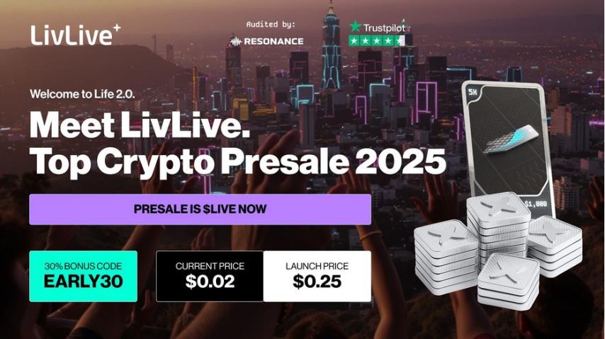 This $0.02 Presale Has Crypto Whales Flocking: Could LivLive Outshine Ethereum in 2026 as the Next 100x Crypto