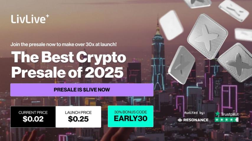 7 Best Crypto Presales to Buy in 2025 – LivLive Tops the Chart as Eggman and Solanex Stall