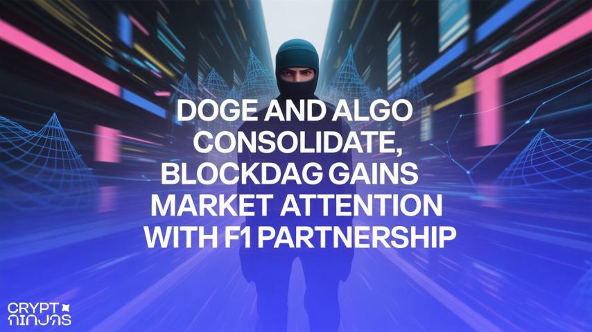 DOGE and ALGO Consolidate, BlockDAG Gains Market Attention with F1 Partnership