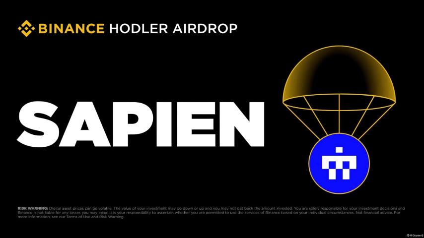 Binance Offers 15 Million SAPIEN Tokens to BNB Holders in New HODLer Airdrop