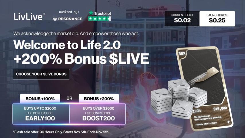 Top Crypto Presales of 2025: Why LivLive ($LIVE) Leads the Charge as the Best Crypto to Buy in November