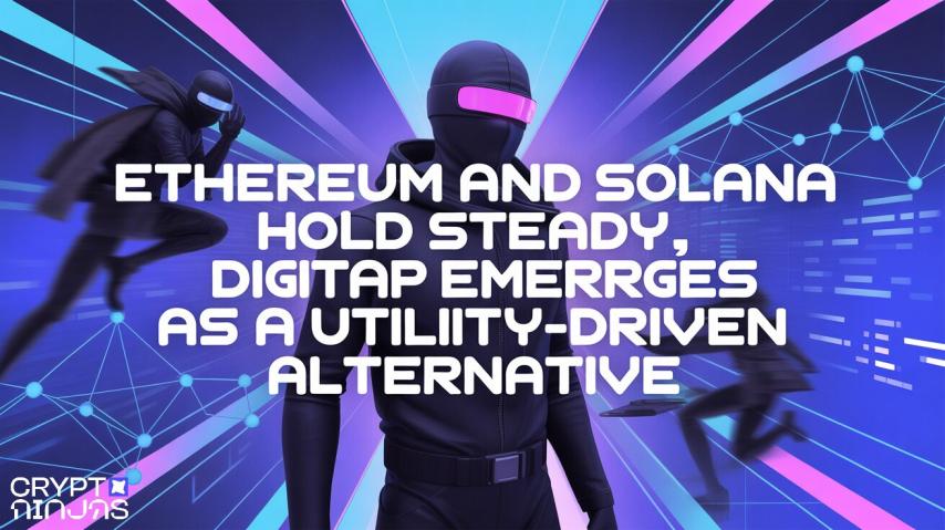 Ethereum and Solana Hold Steady, Digitap Emerges as a Utility-Driven Alternative
