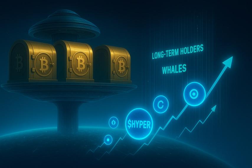 Long-Term Whales Are Not Selling Bitcoin: A Good Sign for Best Altcoins like $HYPER