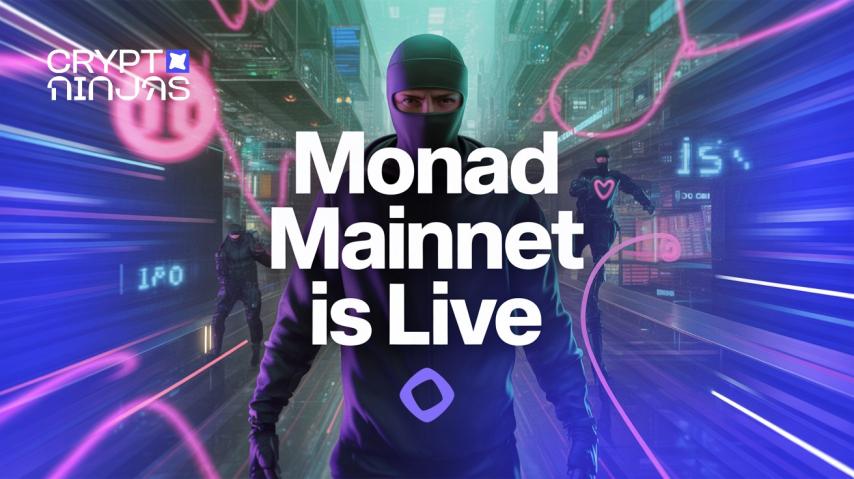 Monad Mainnet Goes Live as High-Speed L1 Opens With Full EVM Support and Day-One Apps
