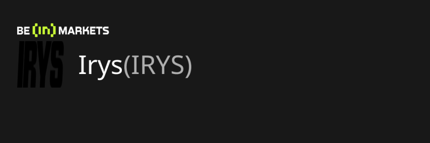 Irys (IRYS) Price, MarketCap, Charts and Fundamentals Info - BeInCrypto