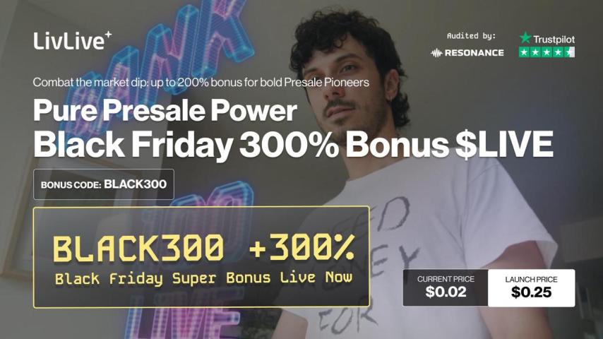 LivLive ($LIVE) Presale: The Zcash-Level 100x Crypto Bonus Code That Made Black Friday History