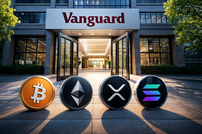 Vanguard reverses course, opens door to Bitcoin, Ethereum, XRP, and Solana ETFs - CoinJournal
