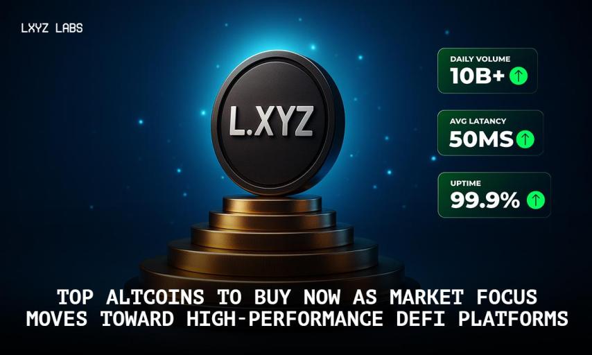 Top Altcoins to Buy Now as Market Focus Moves Toward High-Performance DeFi Platforms