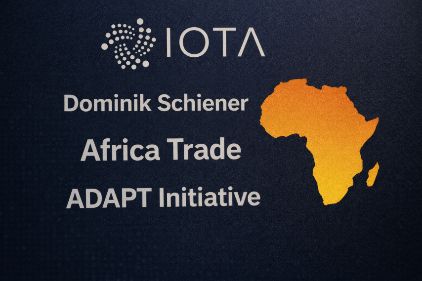 IOTA Co-Founder Dominik Schiener Highlights Africa Trade Ambitions Behind ADAPT Initiative