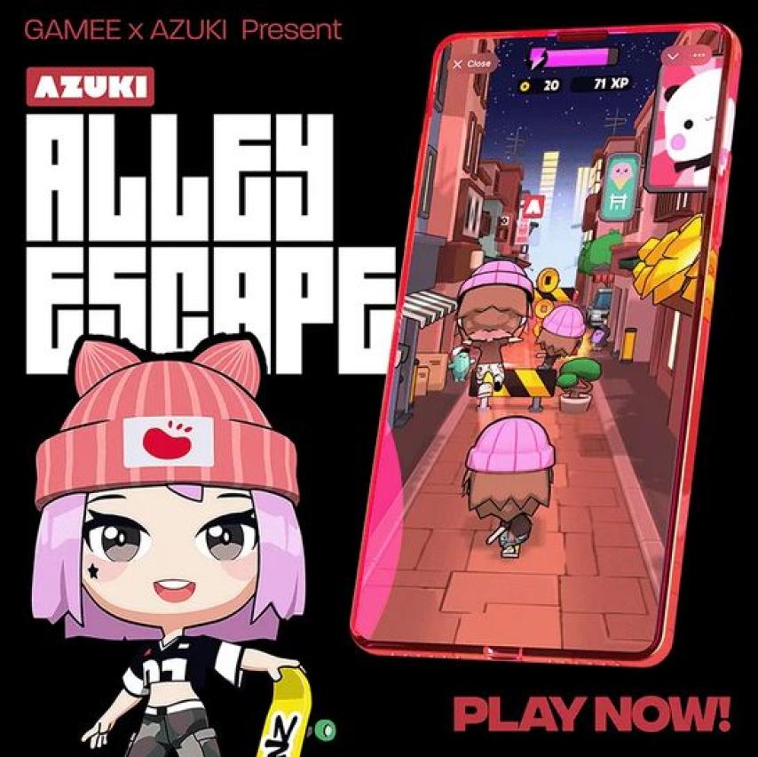 GAMEE and Azuki partner to launch new Telegram game experience, ‘Azuki Alley Escape’