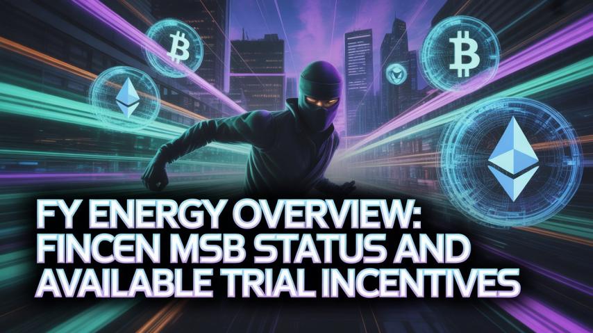 FY Energy Overview: FinCEN MSB status and Available Trial Incentives