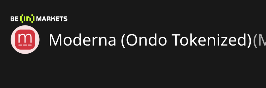 Moderna (Ondo Tokenized) (MRNAON) Price, MarketCap, Charts and Fundamentals Info - BeInCrypto