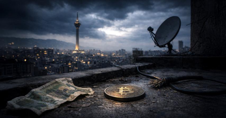 Can Bitcoin help amid internet blackouts as Iran's currency collapses 95% overnight?