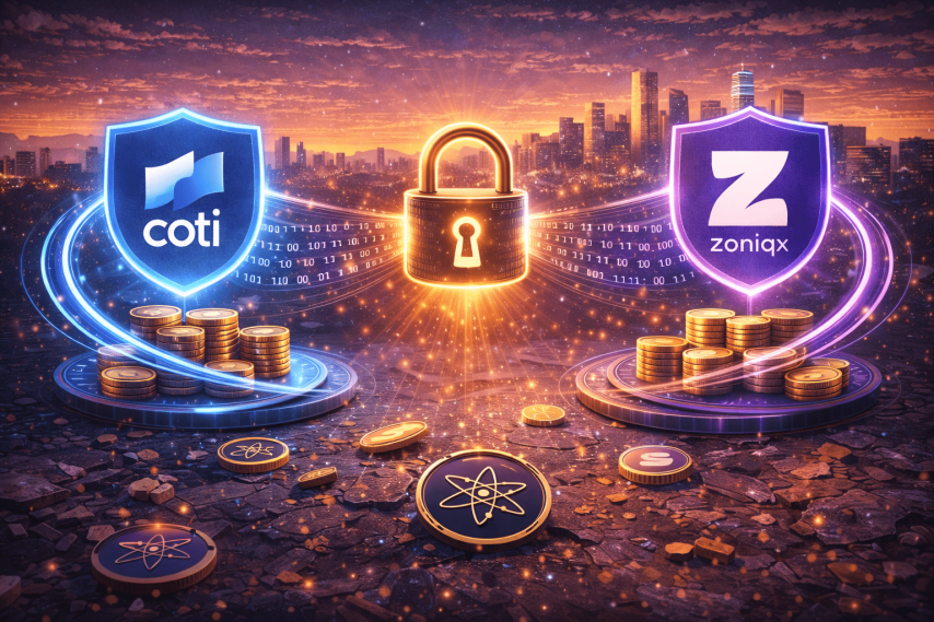 COTI Integrates Programmable Privacy Into Zoniqx