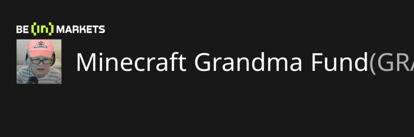Minecraft Grandma Fund (GRANDMA) Price, MarketCap, Charts and Fundamentals Info - BeInCrypto