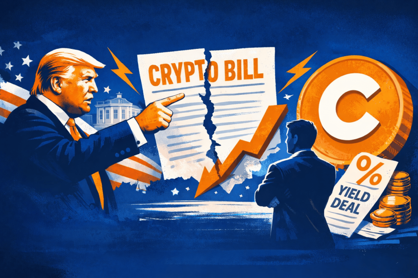White House Threatens Coinbase Over Crypto Bill