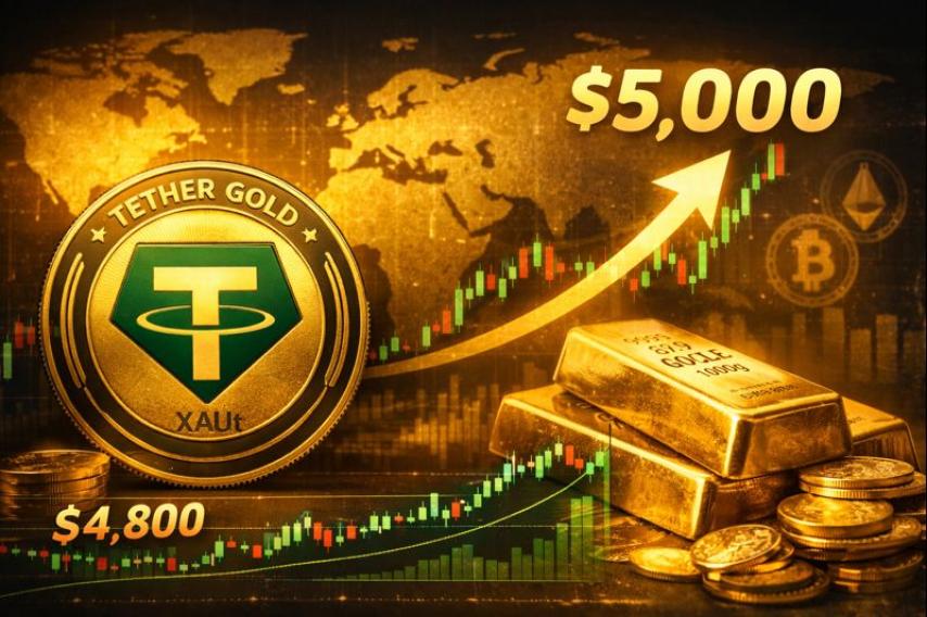 Tether Gold (XAUt) surges as gold approaches $5,000 mark - CoinJournal