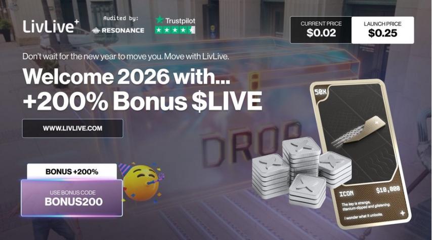 Best Crypto To Buy This Week: LivLive Presale Offers 200% Extra Tokens While Bitcoin and Solana Dip