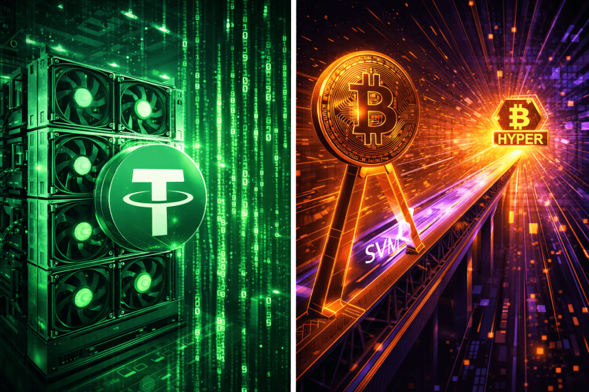 Tether Launches Bitcoin Mining OS, Fueling $HYPER's $31.2M Presale