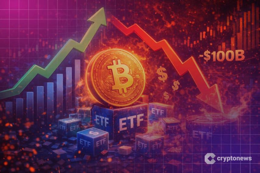 BTC Price Reversal In Motion? Bitcoin ETFs Dip Below $100B for First Time Since April 2025