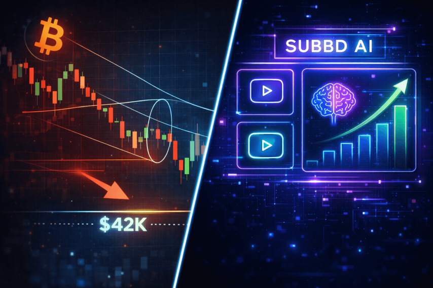 Peter Brandt Predicts $42K Bitcoin Crash - Is SUBBD Token the Hedge?
