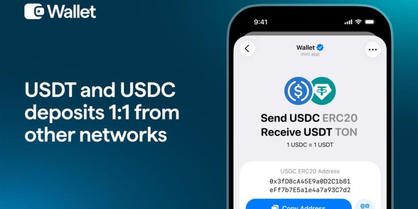 Wallet in Telegram Launches Cross Chain Deposits in Self Custodial TON Wallet