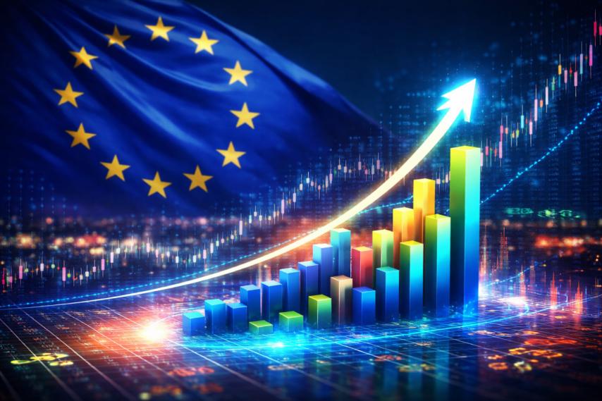 European Stocks Edge Higher While FTSE 100 Sets New Peak