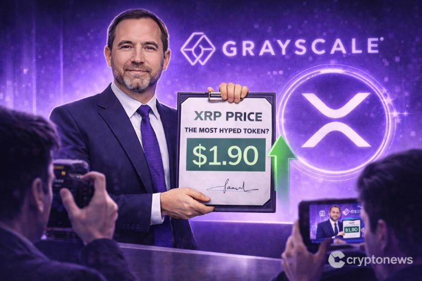 XRP Price Target $1.90 as Grayscale Names It the ‘Second Most Talked-About Asset’