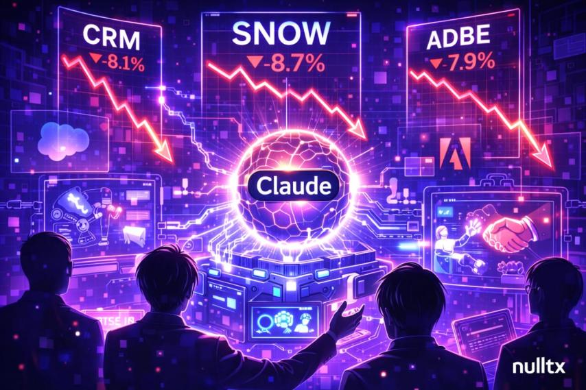 Anthropic Breakthrough Leads To SaaS Stock Sell-Off As Investors Re-Evaluate Sector Outlook - NullTX