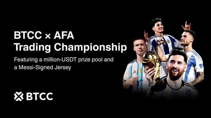 BTCC Exchange and AFA launch a trading championship with a million-USDT prize pool and a Messi-signed jersey