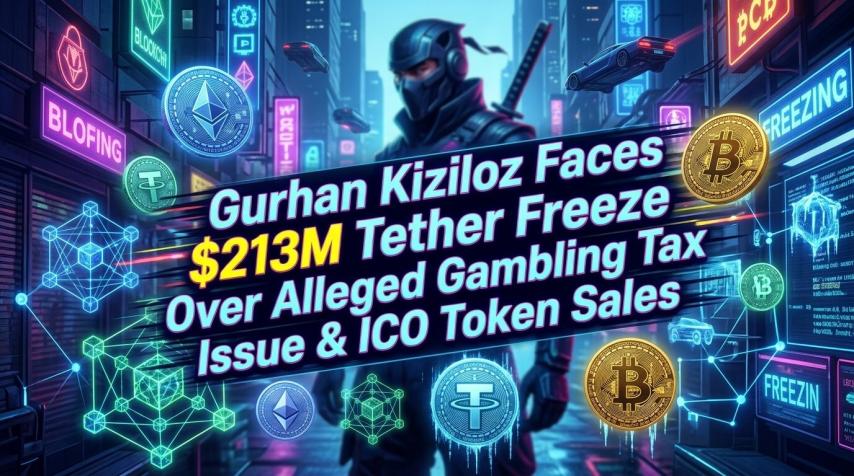 Gurhan Kiziloz Faces $213M Tether Freeze Over Alleged Gambling Tax Issue & ICO Token Sales